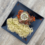 Plat du restaurant de l'Oustal Padel