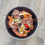 Plat du restaurant de l'Oustal Padel
